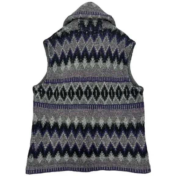 Lauren Ralph Lauren Women’s Lambswool Sweater Vest Shawl Collar Southwes… - Picture 2 of 15